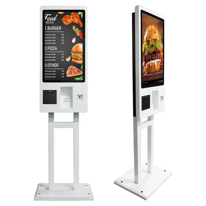 Máy Tự Thanh Toán Kiosk Màn Hình Cảm Ứng Đặt Hàng Tự Phục Vụ Máy Quét Mã Vạch Kiosk Cho Chuỗi Cửa Hàng/Nhà Hàng