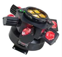 Nouvelle lampe à faisceau laser à 6 bras RGB trois-en-un pour effets de scène avec contrôle DMX512 et fonction stroboscopique
