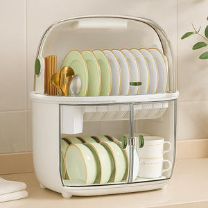 متعددة الوظائف سعة كبيرة المطبخ استنزاف رف لوحة حامل وعاء لتنظيم سكين كفاءة - Product Image 1