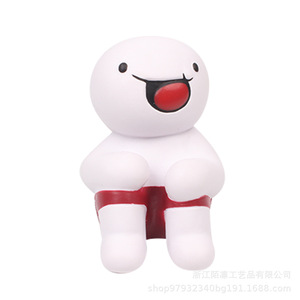 Pu Foam White Doll Fidget Toy Slow <b>Rebound</b> Stress Relief Cartoon Decor Unisex 5 To 7 Years - Product Image 2