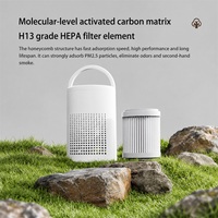 Purificateur d'air portable pour la maison, la voiture, la chambre de bébé, la chambre des animaux, avec filtre HEPA H13, type C, 5W, mini purificateur d'air, élimine la fumée, les odeurs, la poussière, ODM