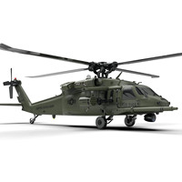 Hélicoptère RC YuXiang F09V UH-60 Black Hawk RTF Brushless 6CH Flybarless Acrobatic Professionnel 3D Télécommandé