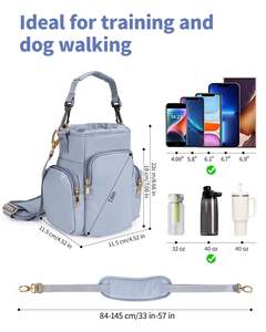 Free sample Modern Eco-friendly Silicone <b>Treat</b> <b>Pouch</b> Pets Training Portable Outdoor <b>Dog</b> <b>Treat</b> Prizes Space-Saving Pet Supplies - Product Image 2