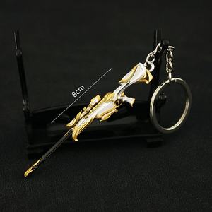 Hot Selling Game Model Speelgoed Ak Legering Sleutelhanger Kleine Sleutelhanger Micro Gun Speelgoed Sleutelhanger Groothandel Mini Geweren Charm Wapen Hanger - Product Image 4