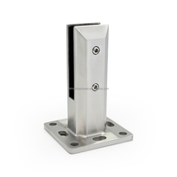 Spigots en acier inoxydable pour verre, robustes, pour clôture de piscine, garde-corps de balcon et escalier, design moderne
