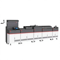 Machine d'impression numérique à alimentation par feuilles, vernissage et gaufrage pour gobelets et bols en papier, imprimante jet d'encre de qualité alimentaire 1600 dpi