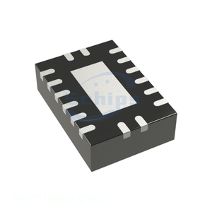 DECODIFICADOR/DEMULTIPLEXOR IC 1X3 8 16DHVQFN, Componentes Electrónicos Originales, Lógica 16 VFQFN, Contacto Expuesto 74HCT138BQ-Q10011 - Product Image 1