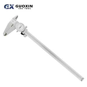 Calibrador de esfera GUANGLU GL 0-<span class=keywords><strong>150mm</strong></span> 200mm 300mm 500mm calibradores Vernier con indicadores calibradores mecánicos digitales - Product Image 1