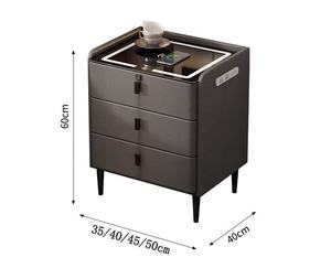 Home Furniture Bedroom Furniture Smart Nightstands Wireless Charging Table Mesita De Noche Inteligente Bedside Cabinet JJY-003 B - Product Image 6