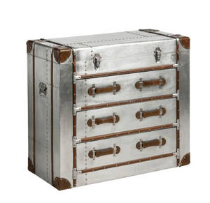 Venta caliente Home Hotel Use Vintage Aviator Series Night Stand Mesa auxiliar Producto a granel Hecho a mano Personalizado - Product Image 5