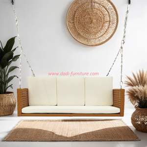 Amaca Aqua da esterno Daybed stile Bali mobili in Rattan panca Patio all'ingrosso altalena con catena sospesa amaca - Product Image 3