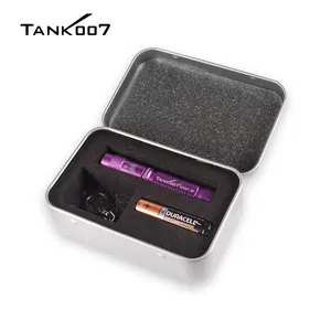 Tank007OEM UVトーチ365nmポケット紫外線懐中電灯UV硬化ランプlinternaお金検出キーホルダー懐中電灯ブラックライト