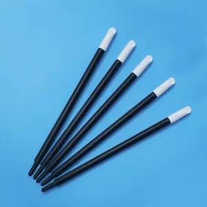 High Absorbency Cleanroom Black Cleaning Polyurethane Tipped Stick Foam Pu Head Swab