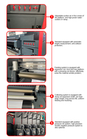 MYJET-Impresora industrial híbrida de inyección de tinta, rollo a rollo de gran formato, papel tapiz de cuero, 3,2 M, 10 pies