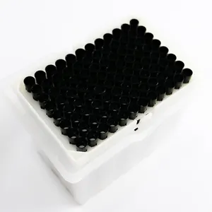 Free sample rack package black 1000ul tecan conductive robotic tip pipette tips