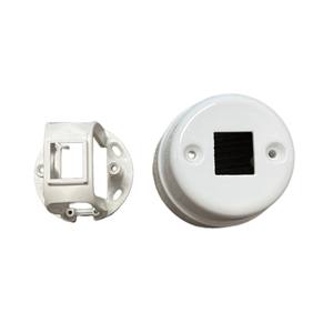 Enchufe de Pared Keystone de Cerámica Fanton 84016-8218A Blanco, 1 Salida, 120V, IP20, Conexión a Tierra Estándar - Product Image 4