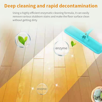 Feuilles de nettoyant concentré pour sols 100 % dissolvables, jetables et écologiques pour le nettoyage domestique