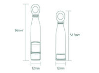 Ampoule liquide personnalisable à double chambre, hydratante, séparant eau et huile, avec poudre d'eau secondaire et essence de verre mélangée