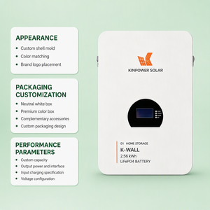 Batería Compacta de 5kWh para Montaje en Pared, Almacenamiento Fotovoltaico para Hogares Ecológicos - Product Image 1