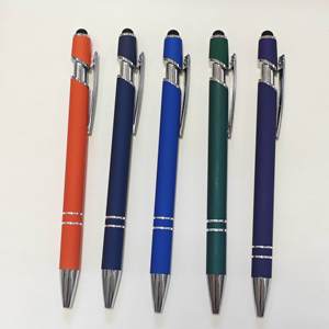 Bolígrafo Metálico de Aluminio Estilo Prensa Meiji, Bolígrafo Multicolor con Punta Táctil Capacitiva, Escritura Fluida, Logotipo Personalizable, Oficina - Product Image 3