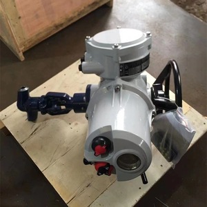 Actionneur électrique intelligent multi-tours Rotork bleu et blanc 090° avec performance d'étanchéité stable - Product Image 1