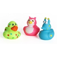 Lot de 25 canards en caoutchouc PVC Assortiment de jouets pour le bain Cadeau d'anniversaire pour fête prénatale Vente en gros de canards miniatures en caoutchouc personnalisés