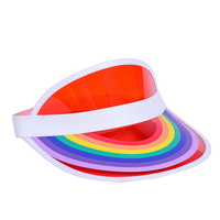 Visera de PVC Unisex con la Bandera de Ecuador, Gorra Transparente con Parte Superior Abierta, Protección Solar para Invierno, Deportes al Aire Libre, Playa, Golf