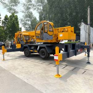 Oem 10 טון פיגור מנוף עצמי בנוי מתקפל הידראולי עבור הרמת מטענים - Product Image 5