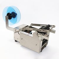 Étiqueteuse de bouteilles rondes Distributeur d'étiquettes semi-automatique