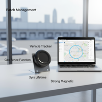 Sistema de Gestión de Activos con Fijación Magnética Fácil para Moto, Compatible con iOS y Android, con Historial de Trayectoria Logística, Geotag y Rastreador API