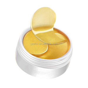 Patchs de masque pour les yeux au collagène et aux herbes 24 carats avec hydrogel éclaircissant pour les cernes et hydratant nourrissant - Product Image 1