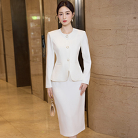 Robe Xiaoxiangfeng pour femme, nouvelle collection automne 2026, style haut de gamme, élégance mondaine, ensemble professionnel.