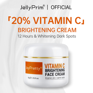 OEM/ODM özel etiket C vitamini nemlendirici krem çiller kırışıklık koyu nokta sökücü siyah cilt beyazlatma sıkılaştırıcı yüz kremi - Product Image 6