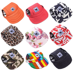 Gorra de béisbol <span class=keywords><strong>para</strong></span> perros con orificios <span class=keywords><strong>para</strong></span> las orejas y correa ajustable <span class=keywords><strong>para</strong></span> la barbilla, sombrero <span class=keywords><strong>para</strong></span> el sol <span class=keywords><strong>para</strong></span> perros y gatos, visera <span class=keywords><strong>para</strong></span> caminar y viajar al aire libre - Product Image 2
