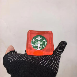 <span class=keywords><strong>Starbucks</strong></span> NeeDoh Cube Squishy Fruits Verts Glacés – Gel Sensoriel Anti-Stress à Presser – Cadeau pour Enfants et Adultes – Idéal pour le Bureau - Product Image 3