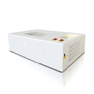 เครื่องแกะสลักและตัดด้วยเลเซอร์ CO2 ขนาดเล็ก ความแม่นยำสูง 320 440 สำหรับตัดและแกะสลักป้ายชื่ออุปกรณ์ยาง - Product Image 4