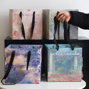 New Hot Bán 10 <span class=keywords><strong>c</strong></span>ái/gói sơn dầu phong <span class=keywords><strong>c</strong></span>ách túi xách túi hoa túi quà tặng cho hoa florist bó hoa <span class=keywords><strong>wrapper</strong></span> - Product Image 6