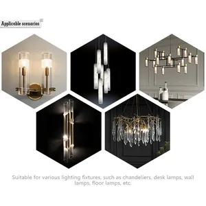 1-10pcs G4 <span class=keywords><strong>LED</strong></span> G9 COB đèn 3W 6W bóng đèn E14 AC DC 12V 220V nến đèn lạnh/ấm trắng thay thế halogen cho đèn chùm Spotlight - Product Image 6