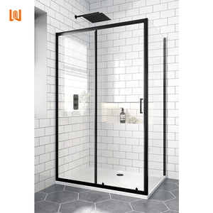 Mampara <span class=keywords><strong>de</strong></span> ducha cuadrada <span class=keywords><strong>de</strong></span> cristal para <span class=keywords><strong>baño</strong></span>, personalizada para apartamentos <span class=keywords><strong>de</strong></span> hotel, para cuartos <span class=keywords><strong>de</strong></span> ducha húmedos. - Product Image 4