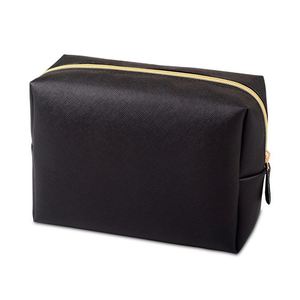Bolsa de Maquillaje Ecológica de Poliéster Gris o de Color Personalizado con Cierre Grande para Mujer, para Brochas - Product Image 5