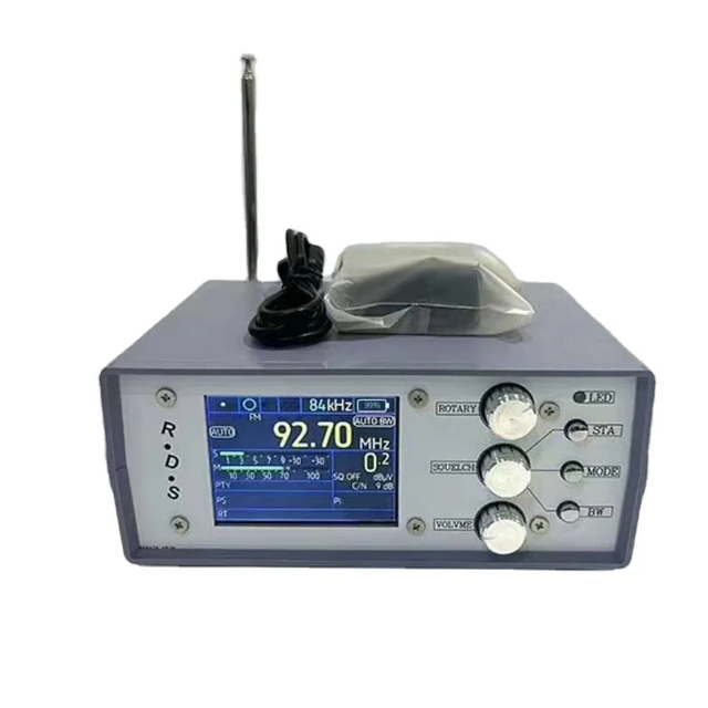 Latest TEF6686 FM SW/MW/LW DSP Radio Receiver RDS + Battery Speaker Charger Antenna