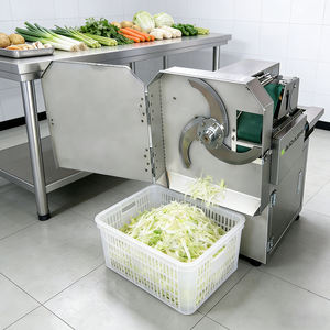 Máquina Industrial Motorizada <span class=keywords><strong>de</strong></span> Acero Inoxidable para Picar y Rebanar Vegetales <span class=keywords><strong>de</strong></span> Hoja como Repollo, Cebolla, Zanahoria, Pepino, Patata y Apio - Product Image 1