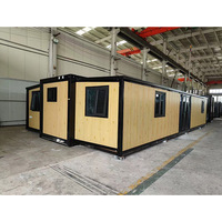 Livraison Gratuite - Nouvelle Maison Conteneur Mobile Préfabriquée avec Salle de Bain et Cuisine, Maisons Conteneurs Extensibles, Tiny House à Trois Chambres pour Centre Commercial et Hôtel
