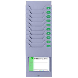 10 Slot Expandable Card <strong>Rack</strong> Punching Card Clip Holder Attendance Time Recorder Time Card <strong>Rack</strong> Time <strong>Recorders</strong> - Product Image 5