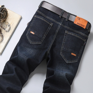 <span class=keywords><strong>Jeans</strong></span> en Denim Prêts à Expédier pour <span class=keywords><strong>Homme</strong></span> – Pantalons Droits Taille Mi-Haute - Product Image 5