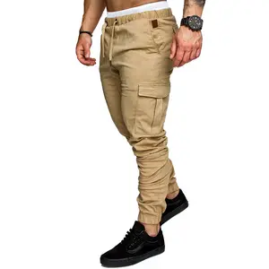 Men's Trousers MTR-15 Men's Tooling Multi-pocket Track Pants Joggers Men's Woven Fabric Pants Men Casual Trousers