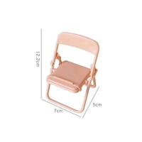 Ins Portable Mini support de téléphone portable support de chaise de bureau 4 couleurs réglable Macaron couleur support pliable rétractable décoration