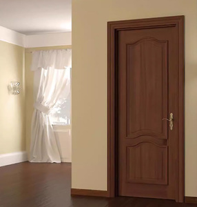 Puerta Interior de Madera Maciza con Estructura de Mortaja y Espiga, Pintura Ecológica Horneada, Puerta de Dormitorio Moderna y Sencilla, Puerta de Entrada Exterior - Product Image 6