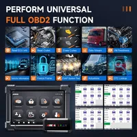 ANCEL X7 HD 24V Herramienta de Diagnóstico para Camiones Pesados, Lector de Códigos de Todos los Sistemas, Más de 40 Funciones de Reinicio, Codificación de ECU, Escáner OBD2 de 10'' para Camiones Diésel