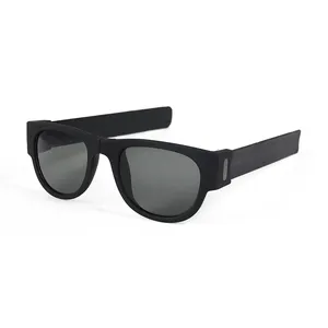 Moderne tragbare Handgelenk polarisierte Sonnenbrille Männer Frauen New Clap Ring Faltbare Outdoor Cool Slap Beach Sonnenbrille